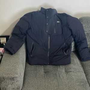 Men’s navy blue Lacoste performance puffer jacket sz XL - 9/10 condition
